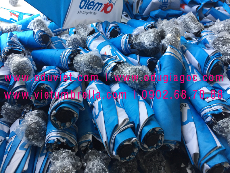 xưởng sản xuất ô dù cầm tay in logo quảng cáo